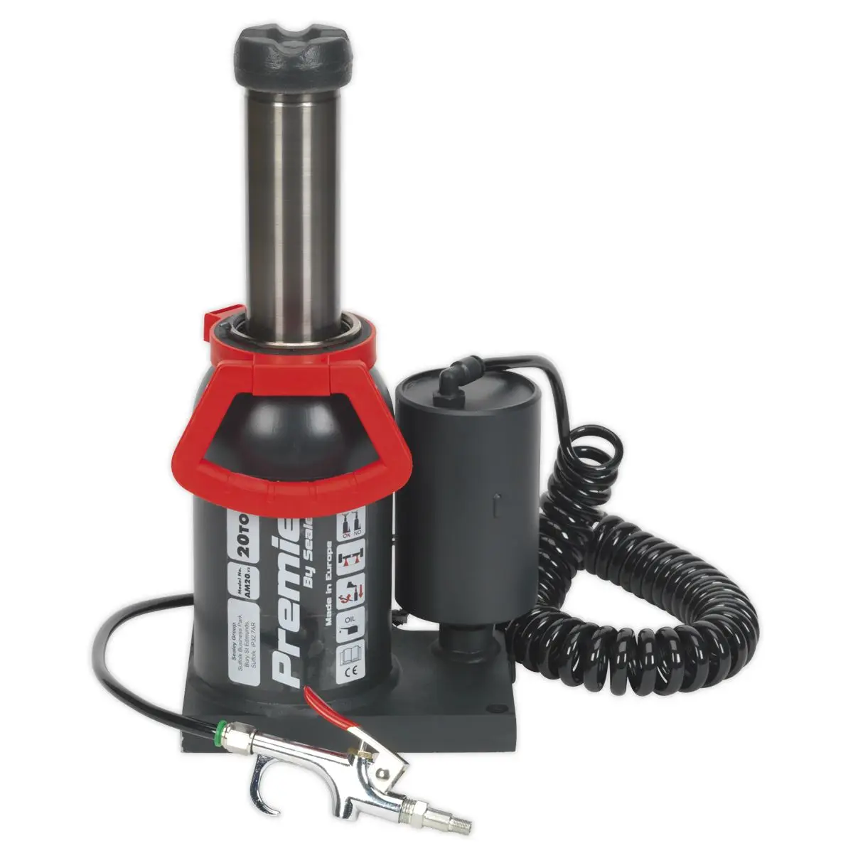 Sealey Premier Premier Manual/Air Hydraulic Bottle Jack 20 Tonne - Image 7