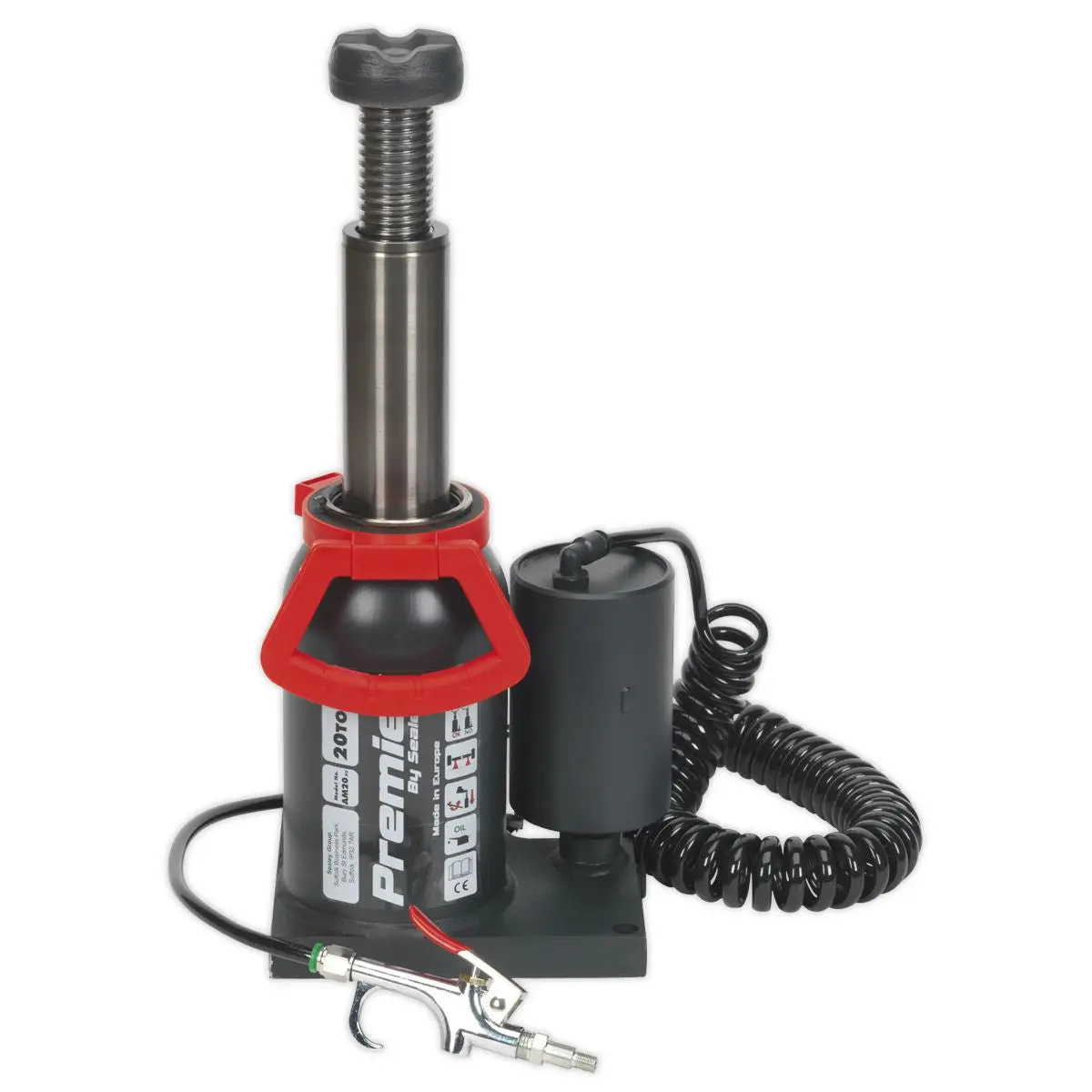 Sealey Premier Premier Manual/Air Hydraulic Bottle Jack 20 Tonne - Image 9