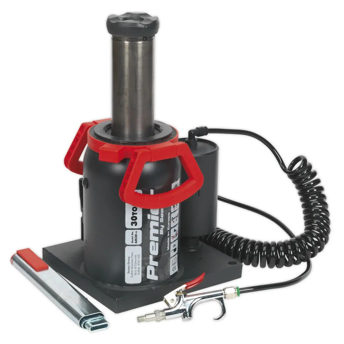 Sealey Premier Premier Manual/Air Hydraulic Bottle Jack 30 Tonne - Image 8