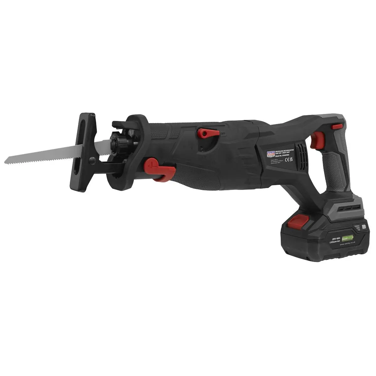 Sealey Premier Brushless Reciprocating Saw 20V SV20 Series - Body Only - Image 8