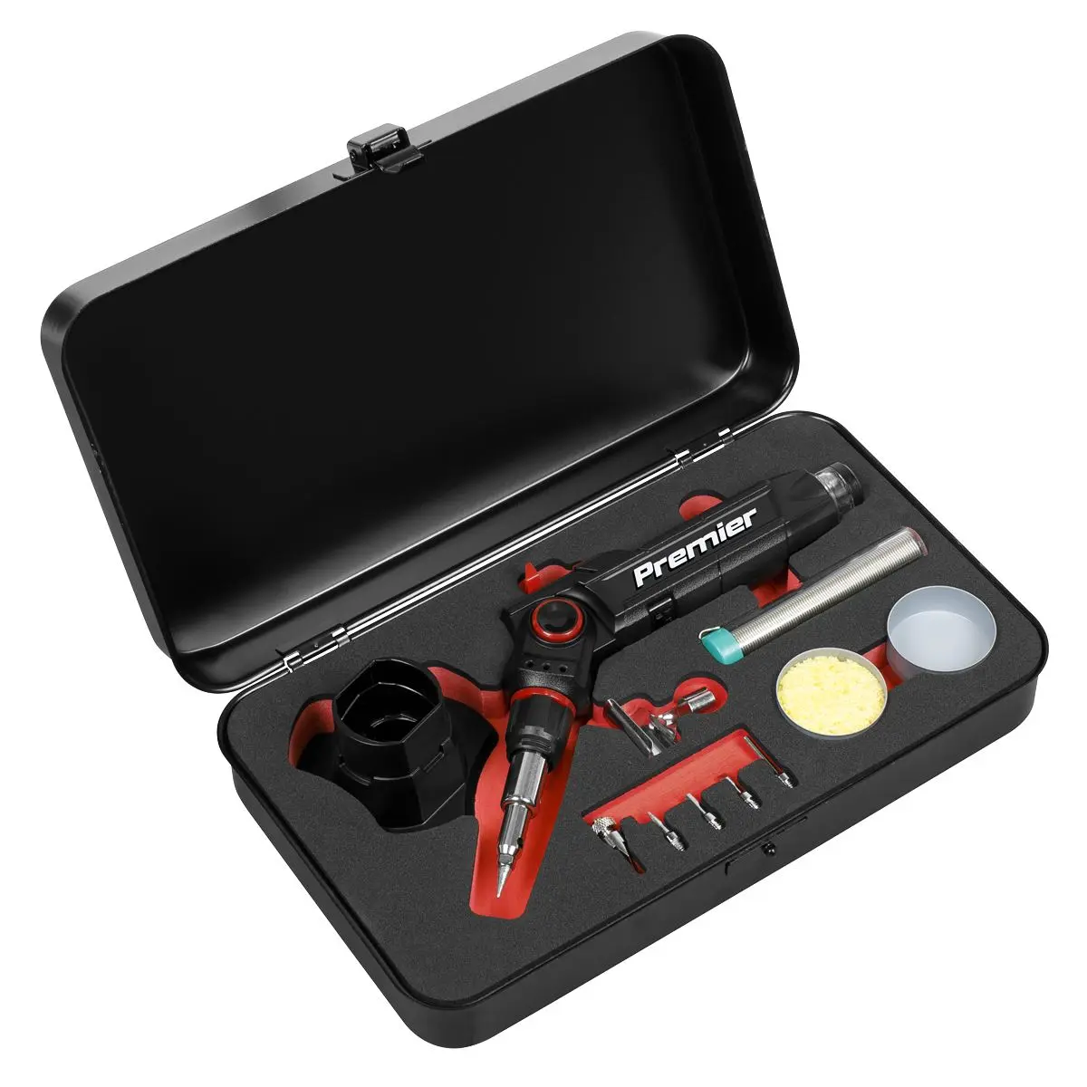 Sealey Premier Butane Indexing Soldering Iron Kit 3-in-1