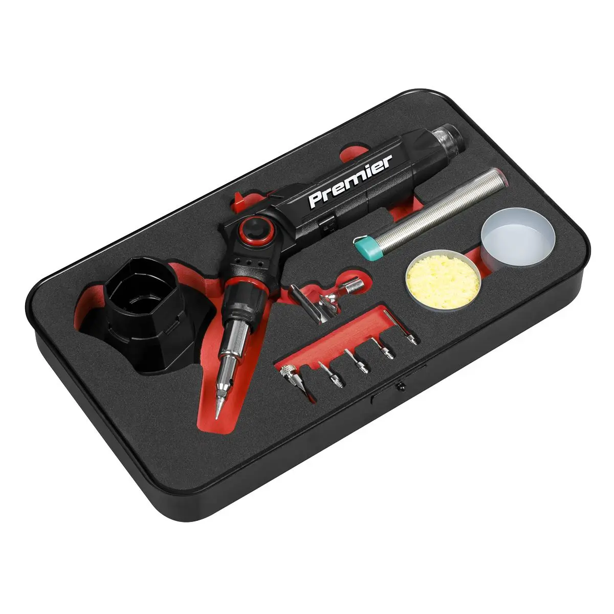 Sealey Premier Butane Indexing Soldering Iron Kit 3-in-1 - Image 5