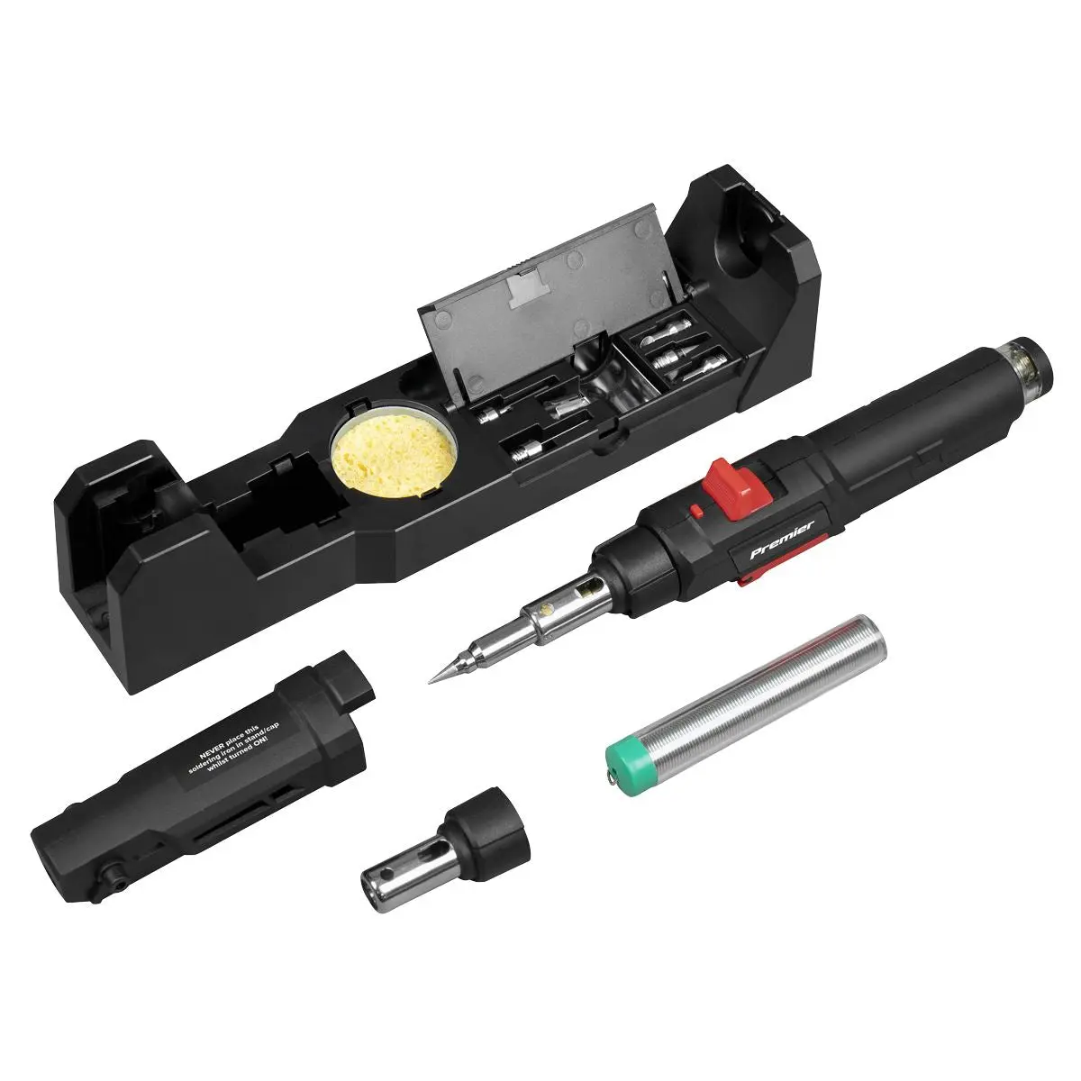 Sealey Premier Butane Soldering Iron Kit 3-in-1 Quick Release - Image 6