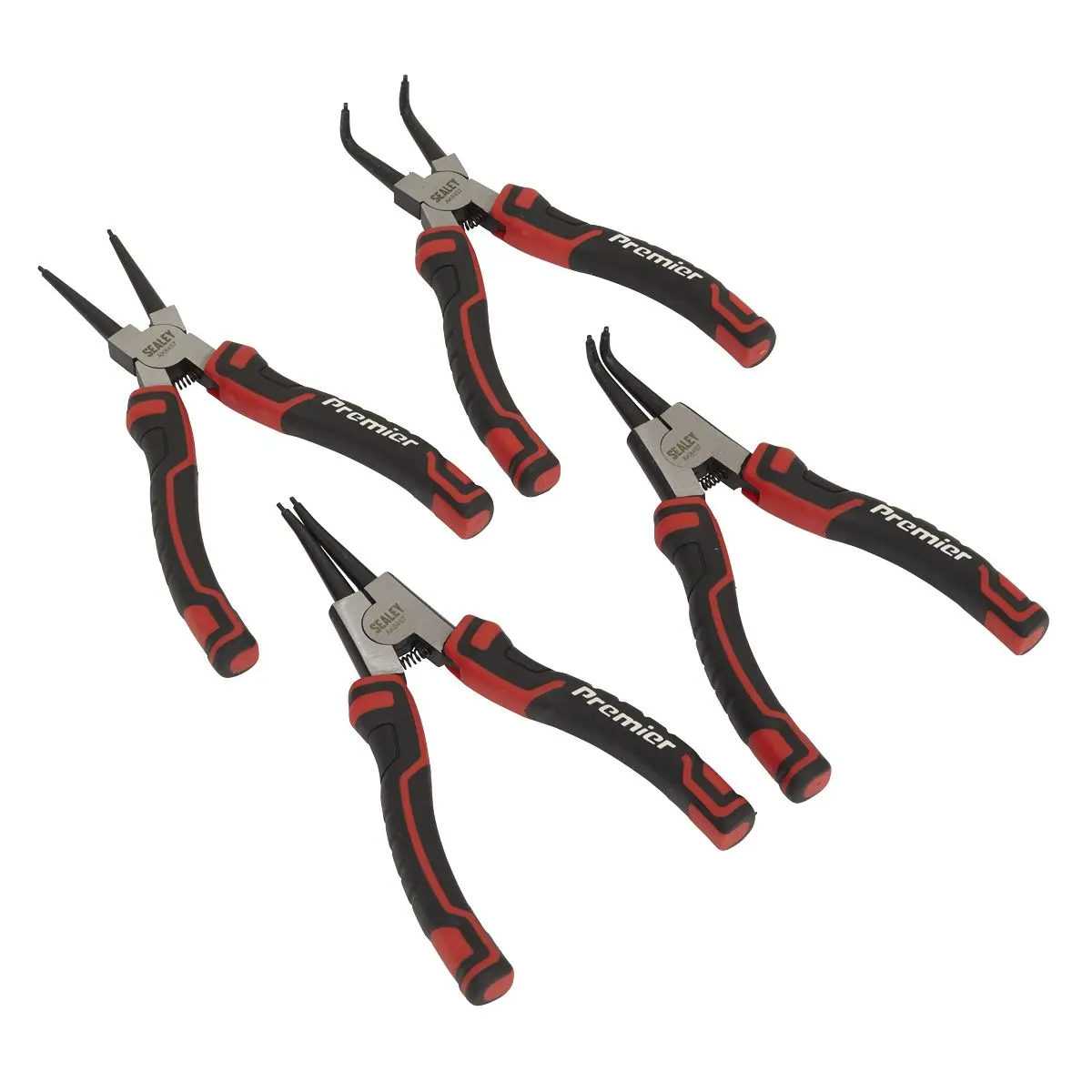 Sealey Premier Circlip Pliers Set 180mm 4pc - Image 2