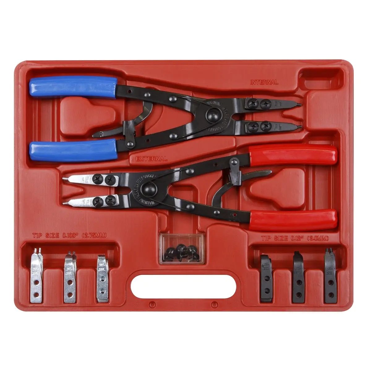 Sealey Premier Circlip Pliers Set Internal/External 265mm Heavy-Duty - Image 3