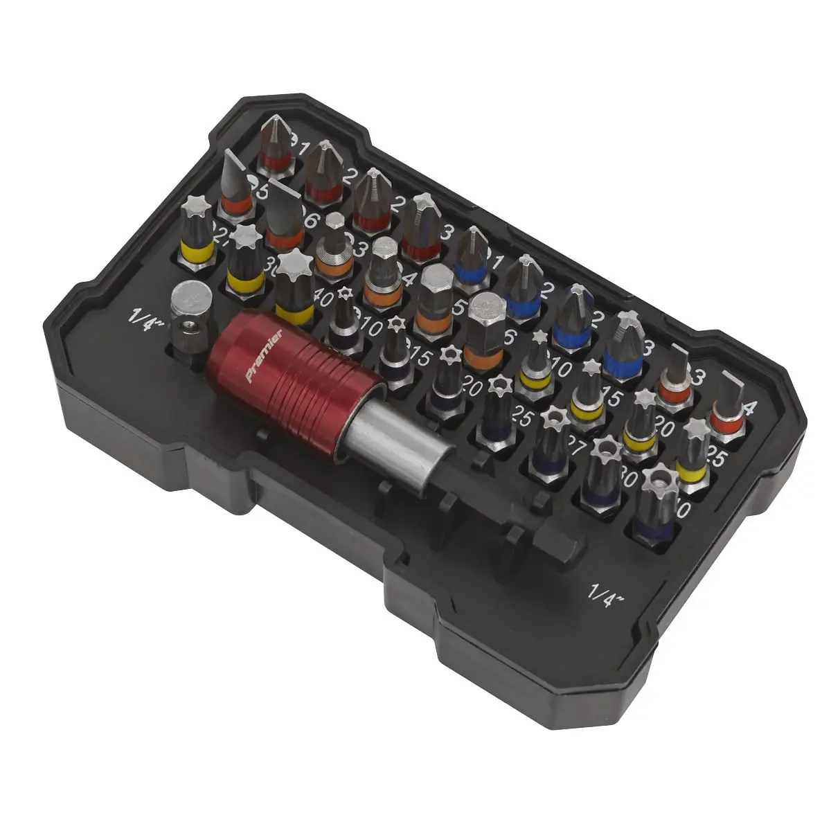 Sealey Premier Colour-Coded Power Tool Bit Set 32pc - Image 6