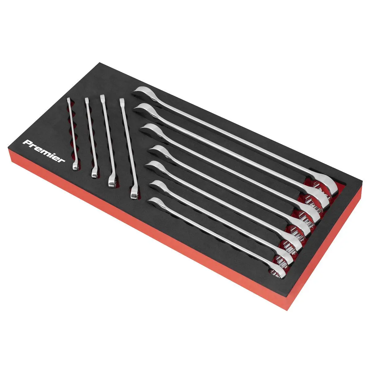Sealey Premier Combination Spanner Set 11pc Imperial - Image 4