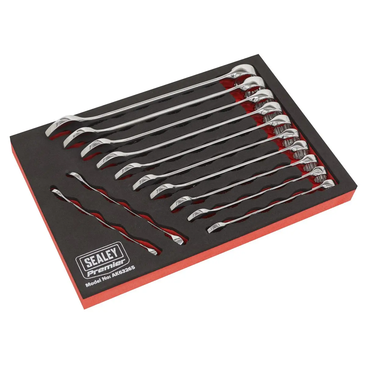 Sealey Combination Spanner Set Metric Premier Hand Tool Wrench Garage Open End