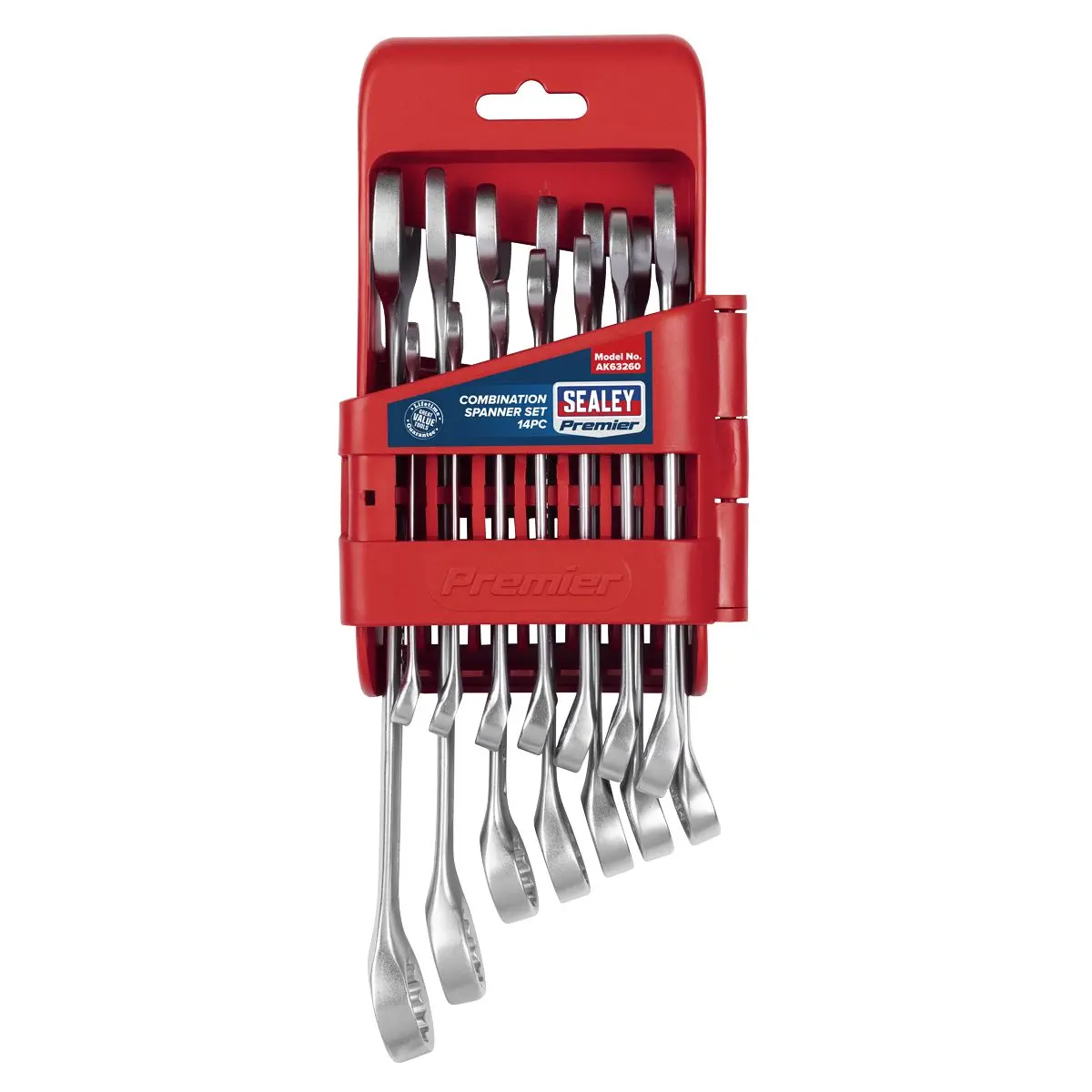 Sealey Premier Combination Spanner Set 14pc - Image 3
