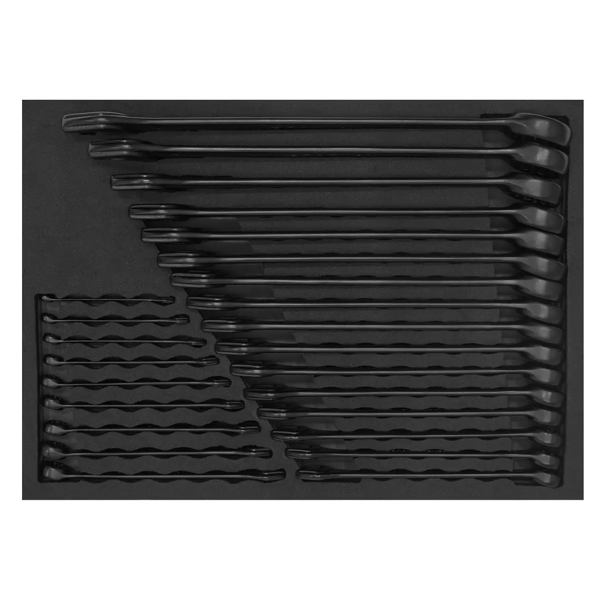 Sealey Premier Combination Spanner Set 25pc Metric - Black Series - Image 6