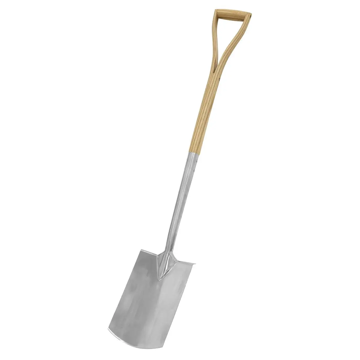 Sealey Premier Digging Spade with Ash Y Handle & Stainless Steel Blade