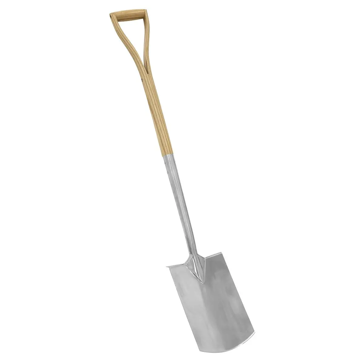 Sealey Premier Digging Spade with Ash Y Handle & Stainless Steel Blade - Image 2