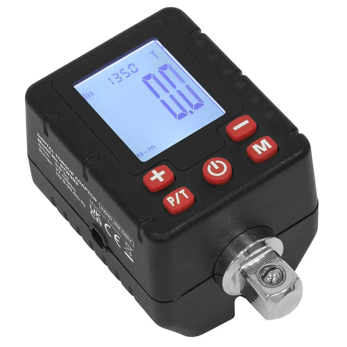 Sealey Premier Digital Torque Adaptor 3/8"Sq Drive 27-135Nm - Image 8