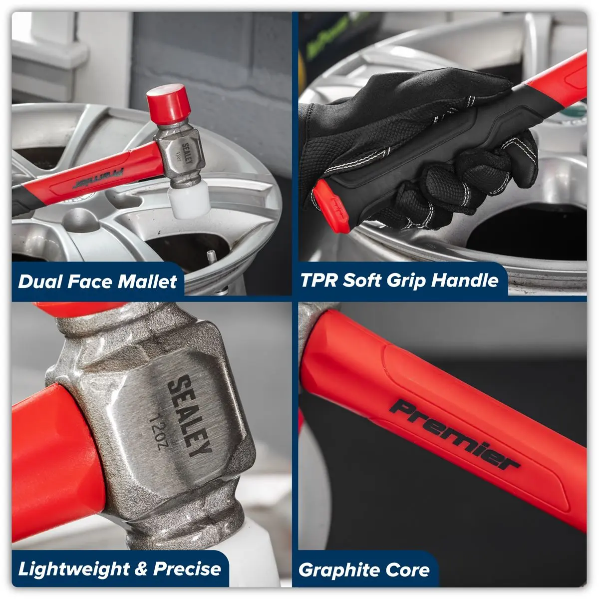 Sealey Premier Dual Face Mallet - Image 4