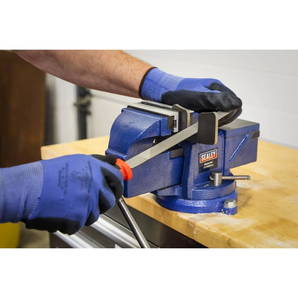 Sealey Premier 3pc 200mm Engineer's File Set - Image 5