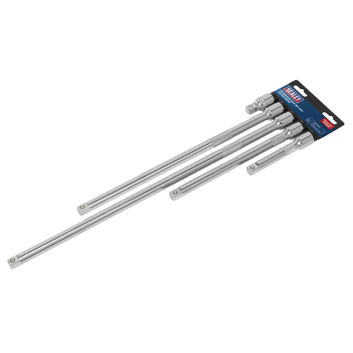 Sealey Premier Extension Bar Set 5pc 1/2"Sq Drive - Image 4