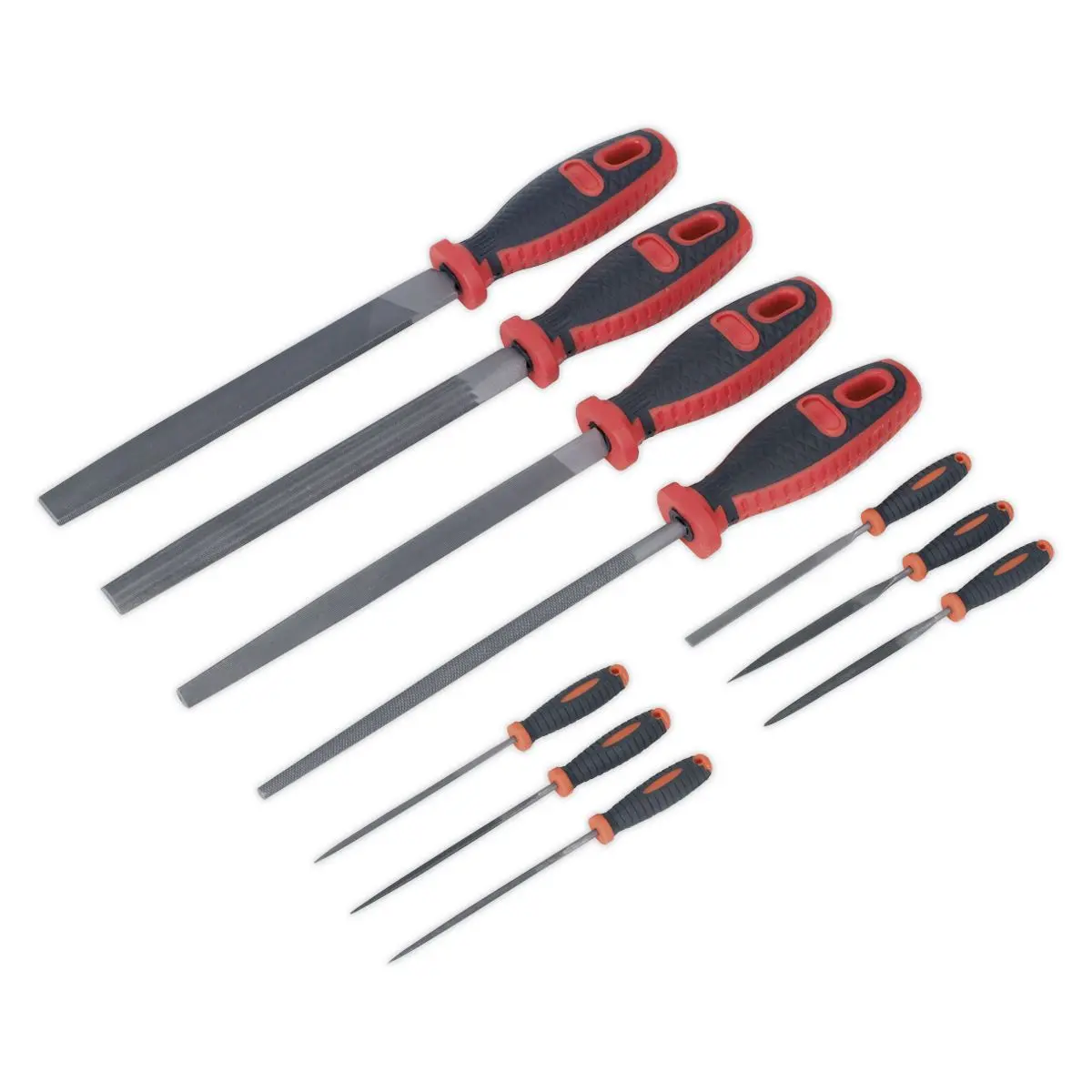 Sealey Premier File Set 10pc Engineer's & Needle