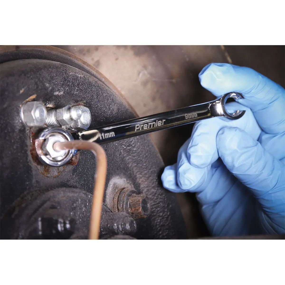 Sealey Premier Flare Nut Spanner Set 5pc Metric - Image 5