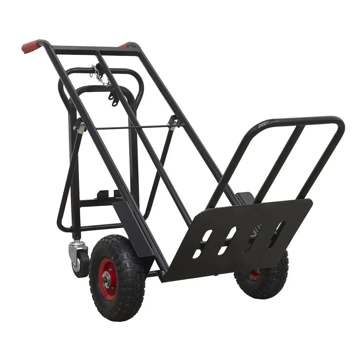 Sealey Premier Heavy-Duty 3-in-1 Sack Truck with PU Tyres 300kg Capacity - Image 3