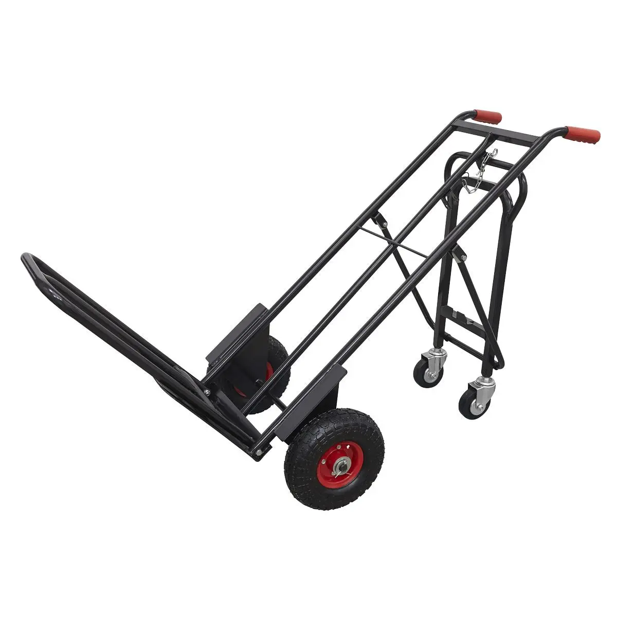 Sealey Premier Heavy-Duty 3-in-1 Sack Truck with PU Tyres 300kg Capacity - Image 4
