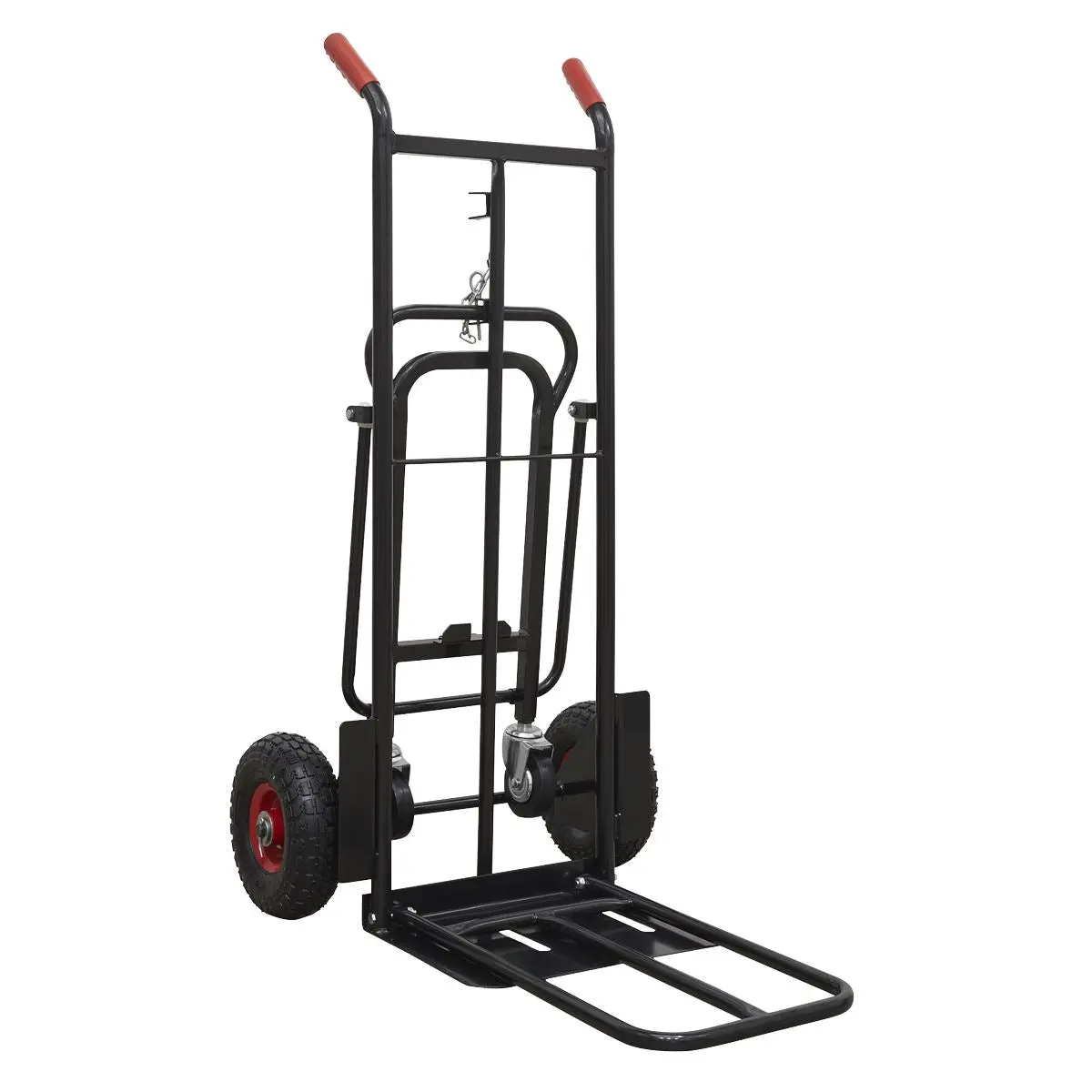 Sealey Premier Heavy-Duty 3-in-1 Sack Truck with PU Tyres 300kg Capacity - Image 6
