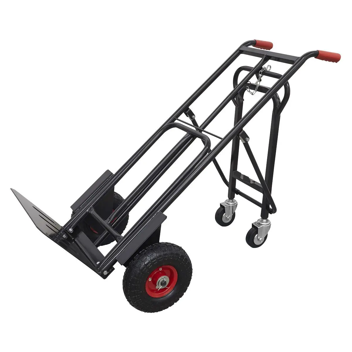 Sealey Premier Heavy-Duty 3-in-1 Sack Truck with PU Tyres 300kg Capacity - Image 7