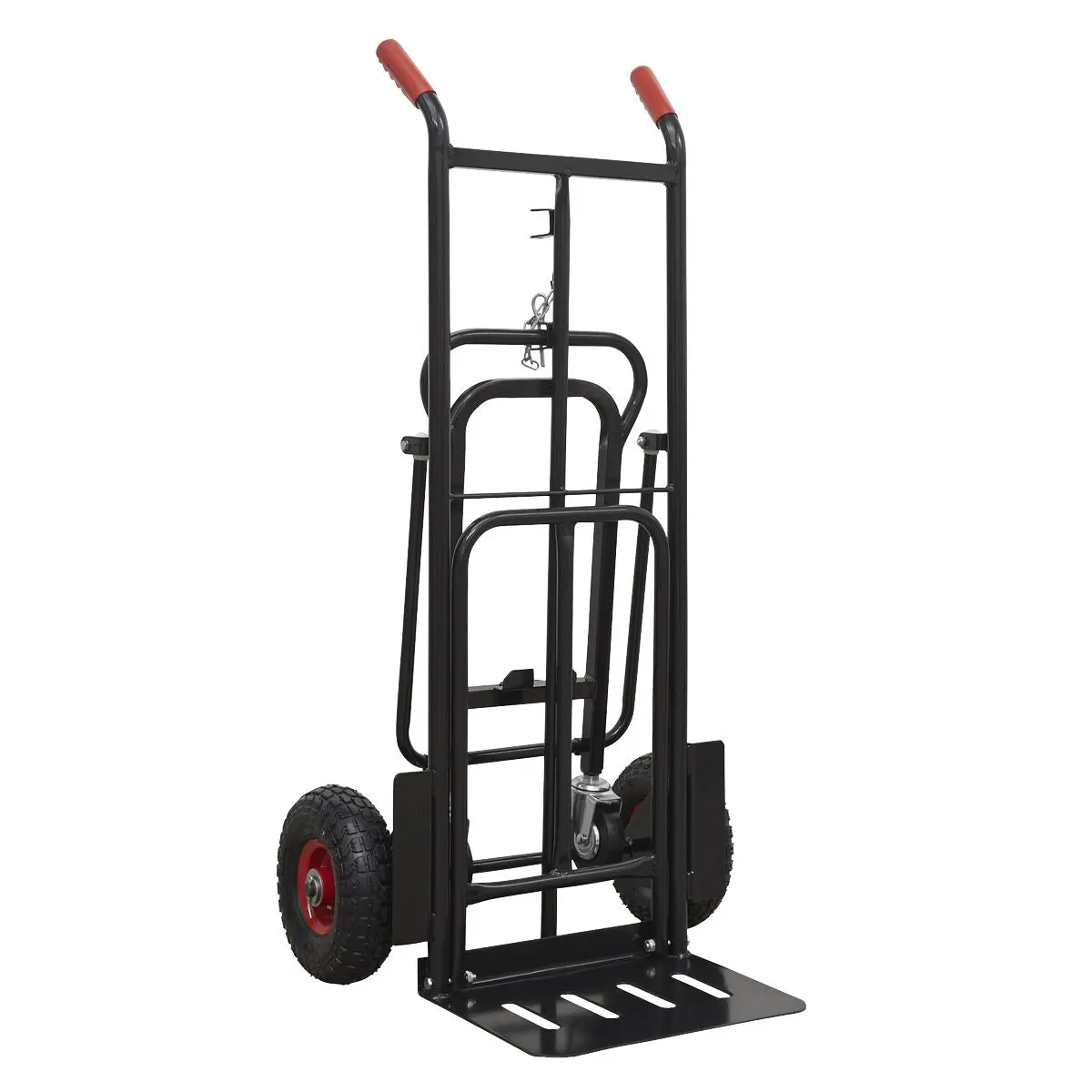 Sealey Premier Heavy-Duty 3-in-1 Sack Truck with PU Tyres 300kg Capacity - Image 8
