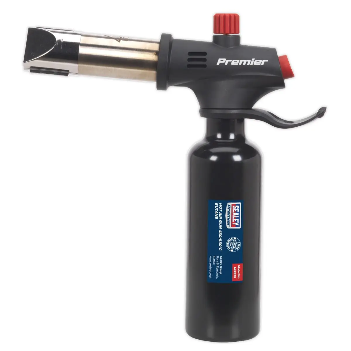 Sealey Premier Heavy Duty Adjustable Flame Butane Hot Air Gun 450/550°C - Image 5