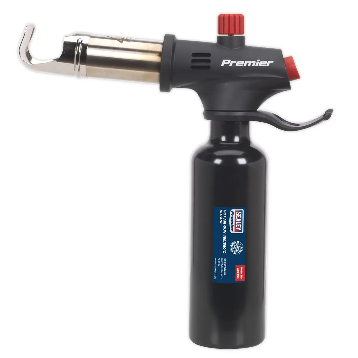 Sealey Premier Heavy Duty Adjustable Flame Butane Hot Air Gun 450/550°C - Image 7