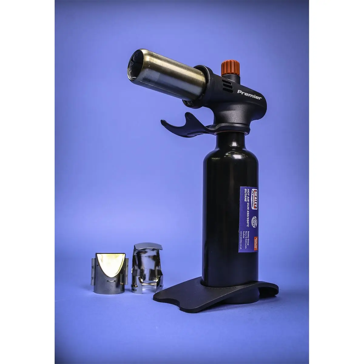 Sealey Premier Heavy Duty Adjustable Flame Butane Hot Air Gun 450/550°C - Image 8