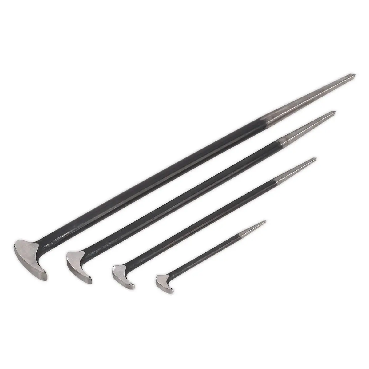 Sealey Premier Heel Bar Set 4pc 150, 300, 410, 510mm