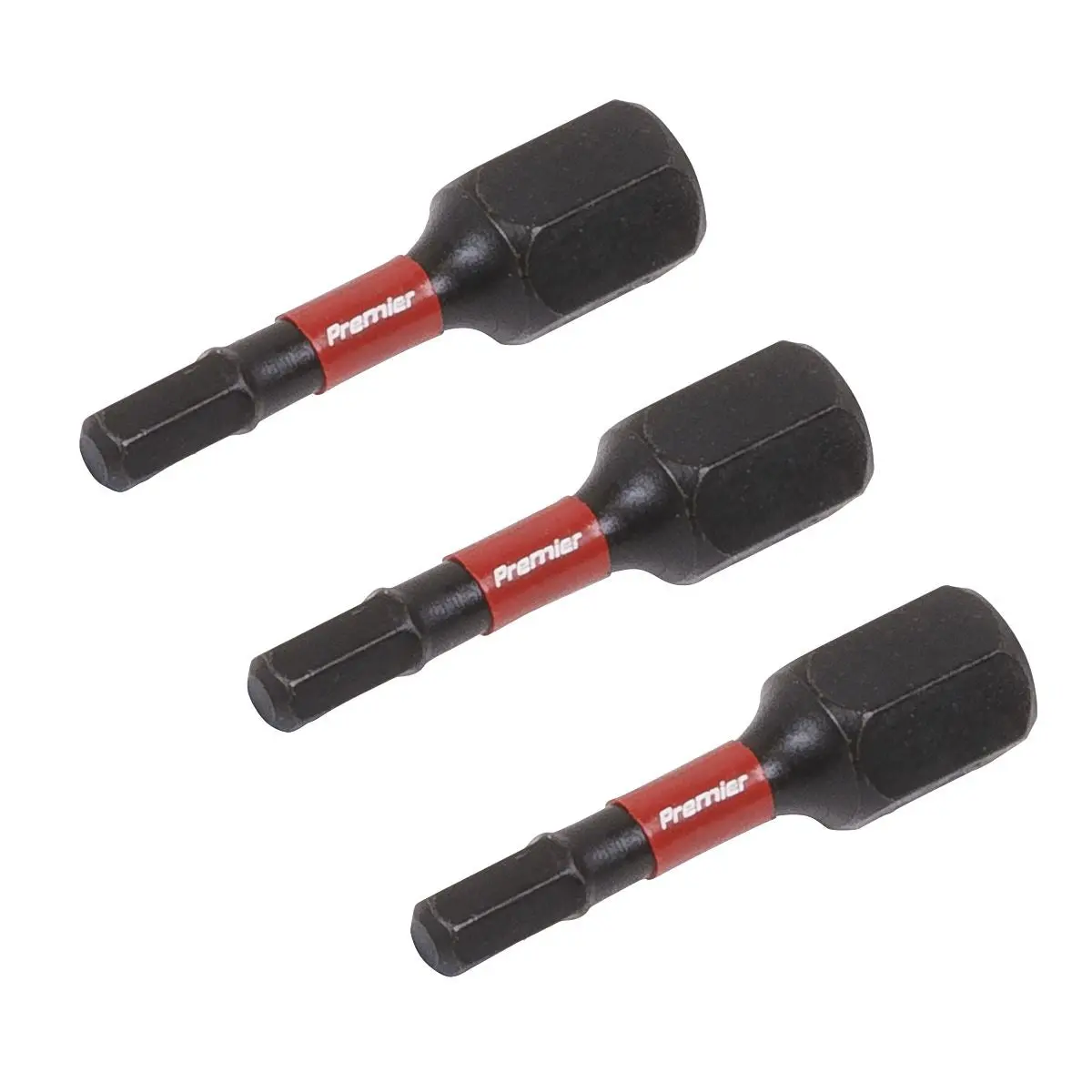 Sealey Premier Hex 3mm Impact Power Tool Bits 25mm - 3pc - Image 3