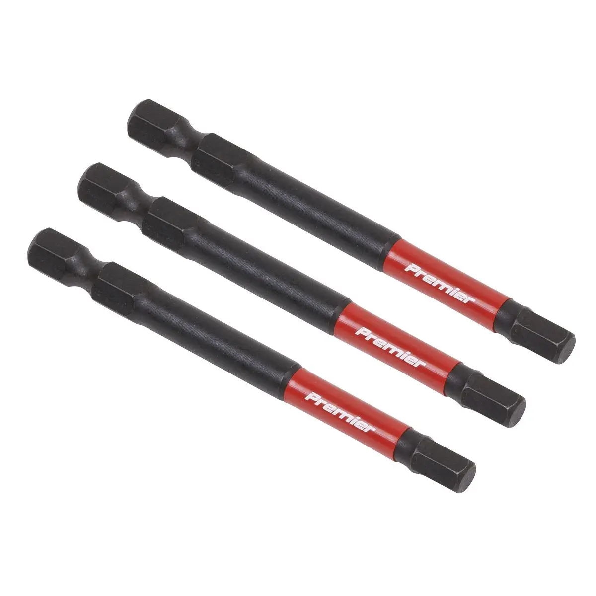 Sealey Premier Hex 5mm Impact Power Tool Bits 75mm - 3pc