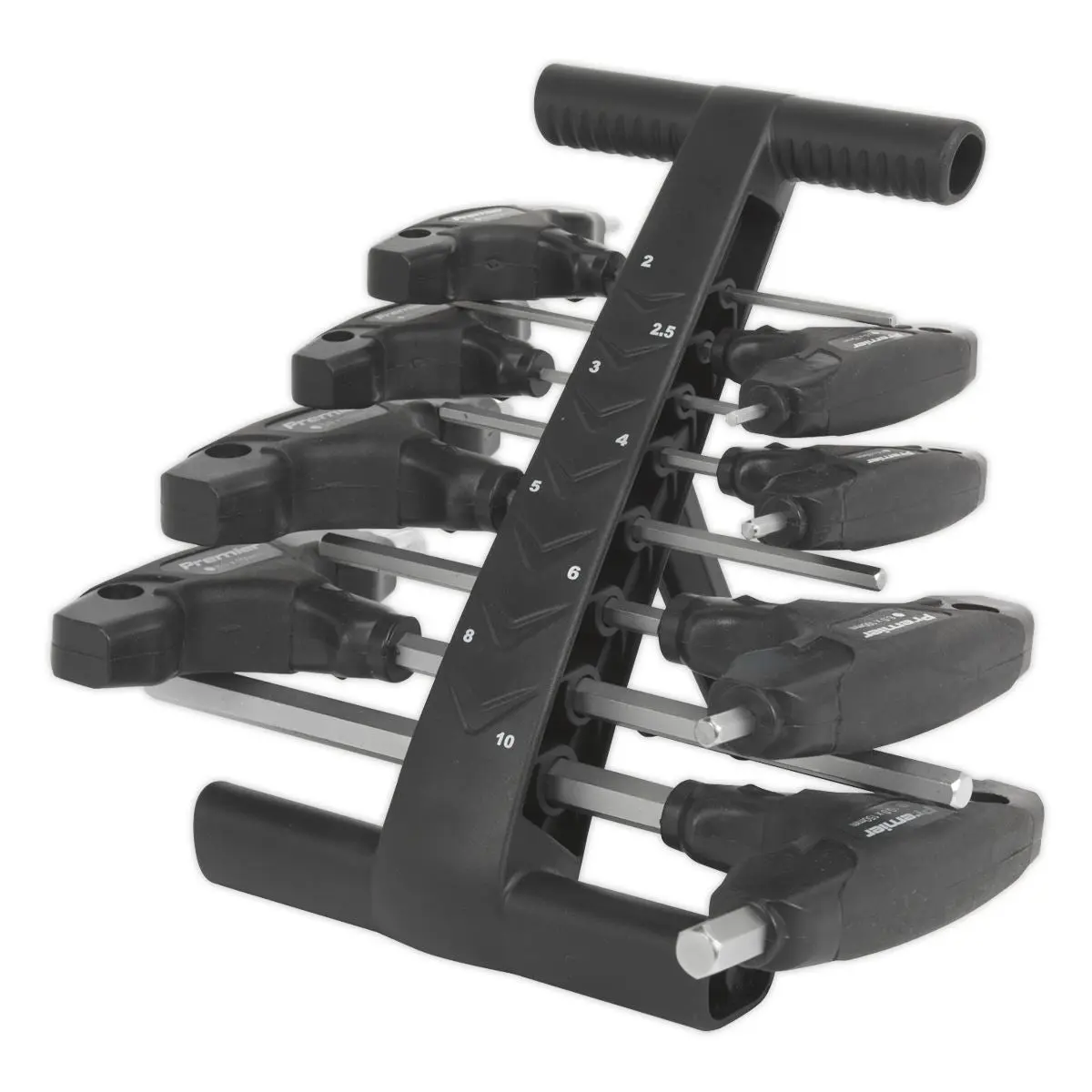 Sealey Premier Hex Key Set 8pc T-Handle Metric - Image 3