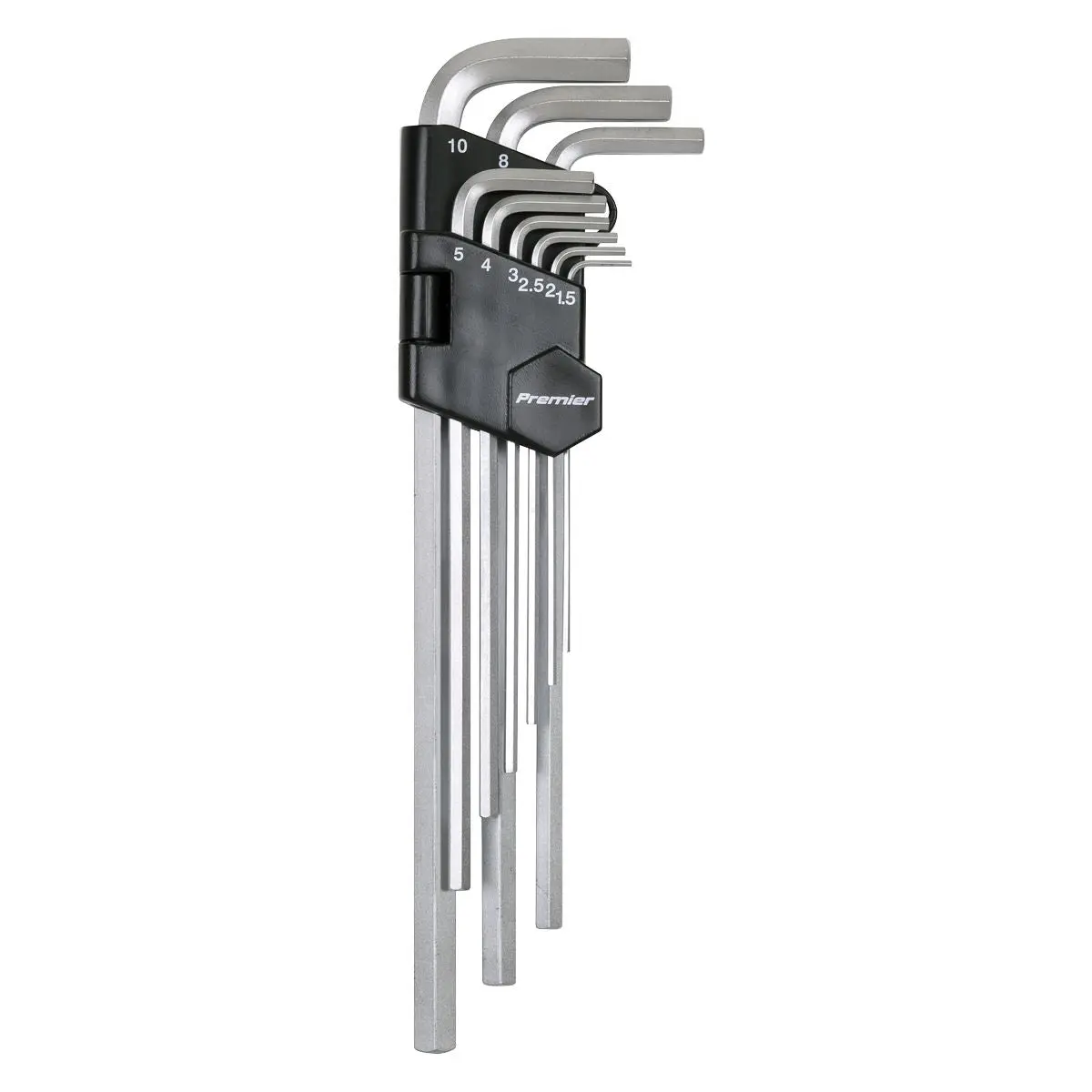 Sealey Premier Hex Key Set 9pc Extra-Long Metric - Image 3