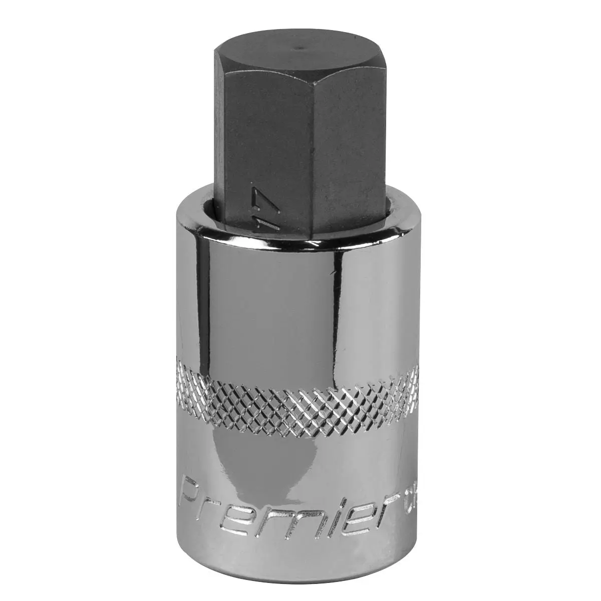 Sealey Premier Hex Socket Bit 17mm 1/2"Sq Drive