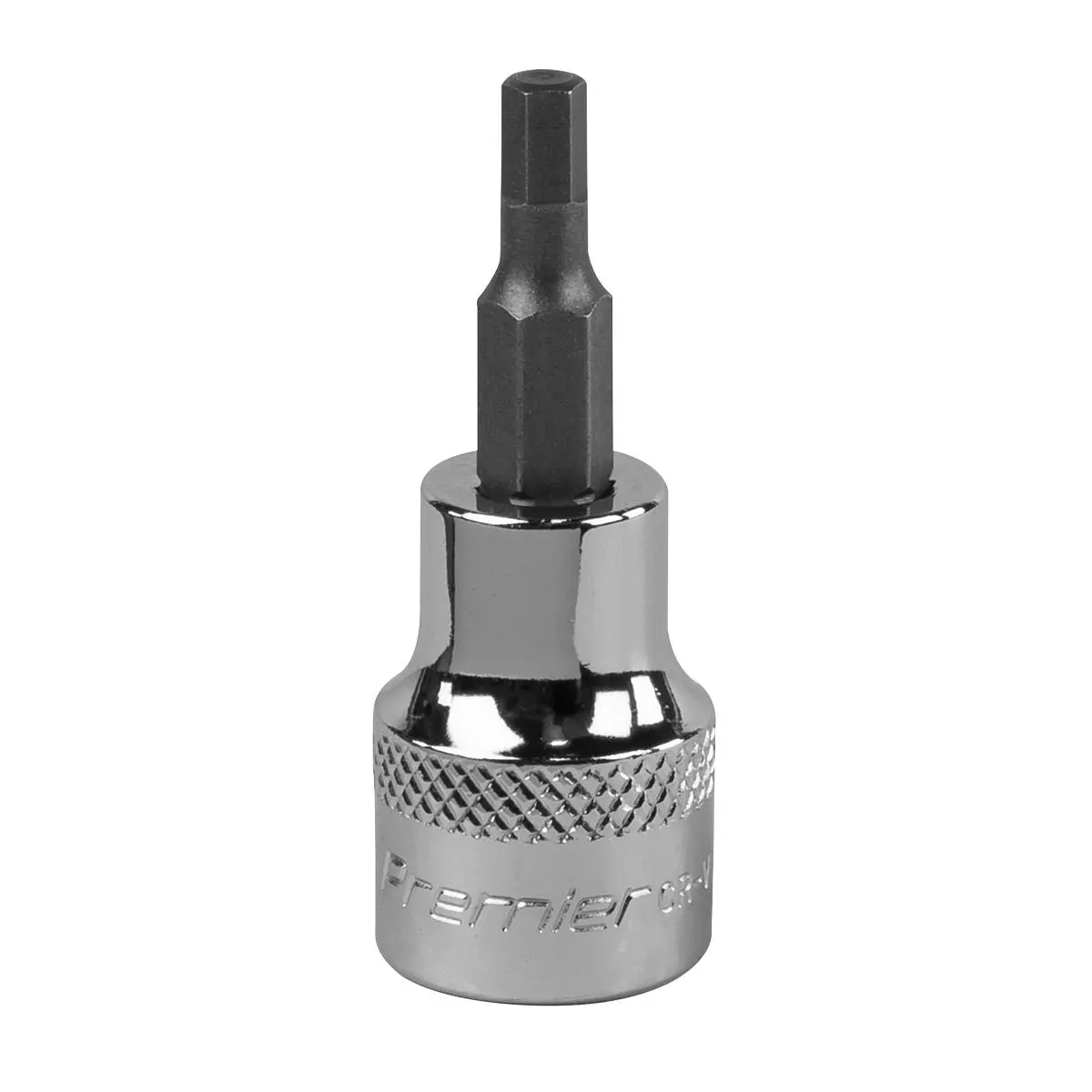 Sealey Premier Hex Socket Bit 4mm 3/8"Sq Drive