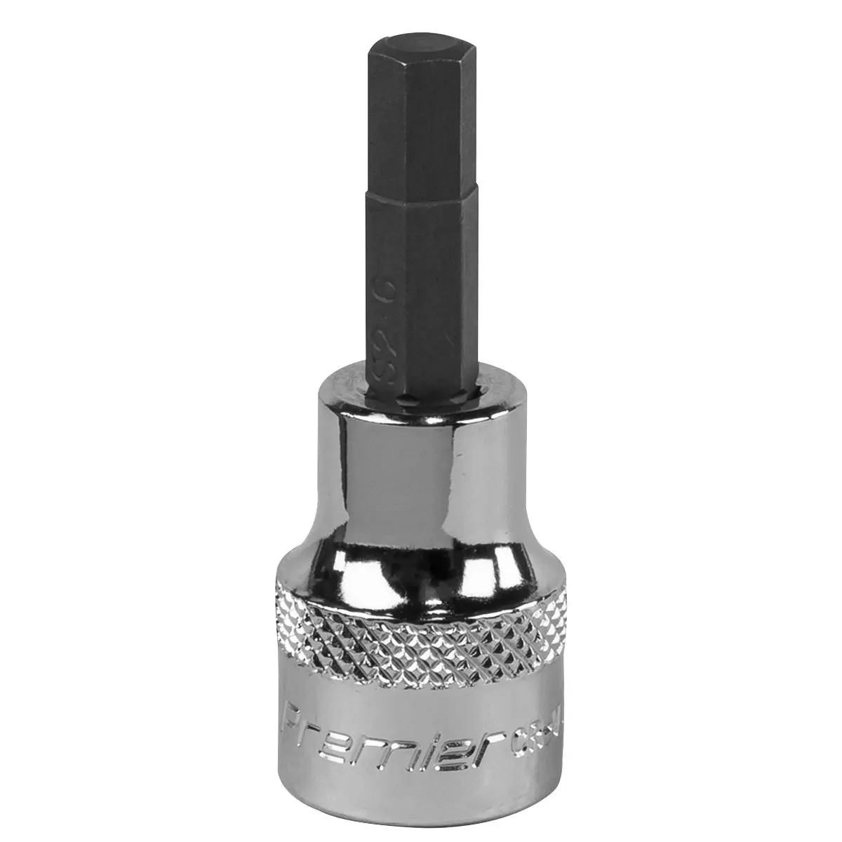 Sealey Premier Hex Socket Bit 6mm 3/8"Sq Drive