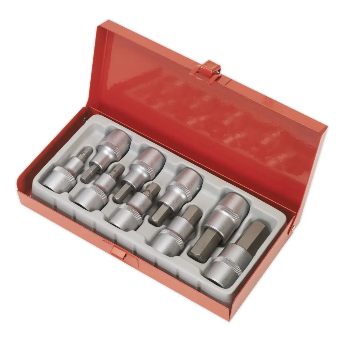 Sealey Premier Hex Socket Bit Set 9pc 1/2"Sq Drive - Image 4