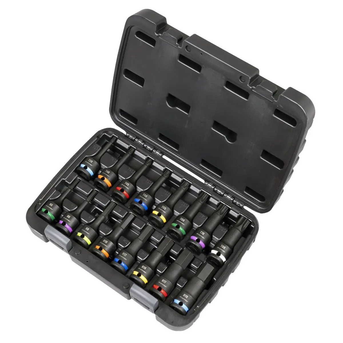 Sealey Premier Hex & TRX-Star* Impact Socket Bit Set 1/2"Sq Drive 16pc - Image 5