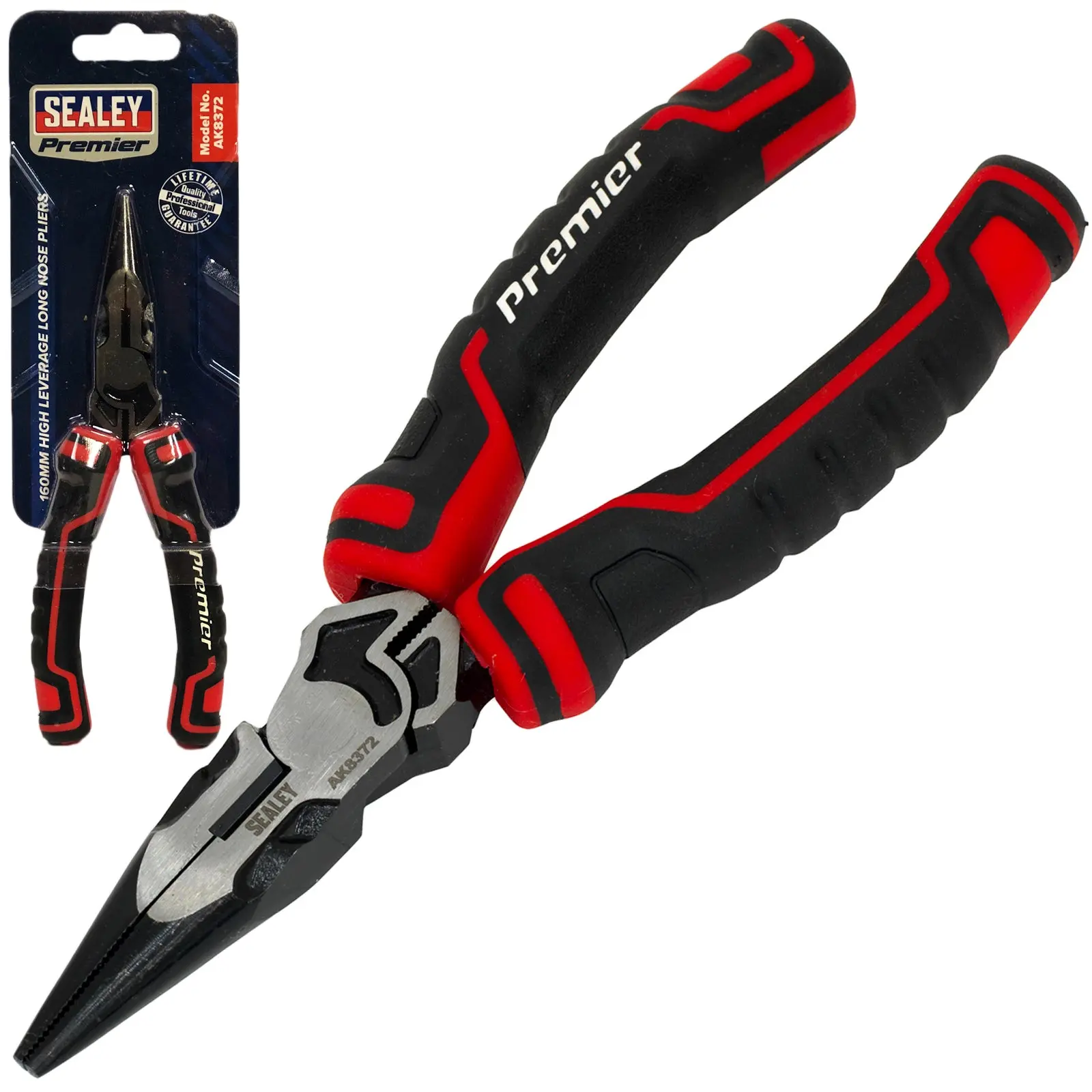 Sealey Premier High Leverage Pliers Comfort Grip Handles - Image 4