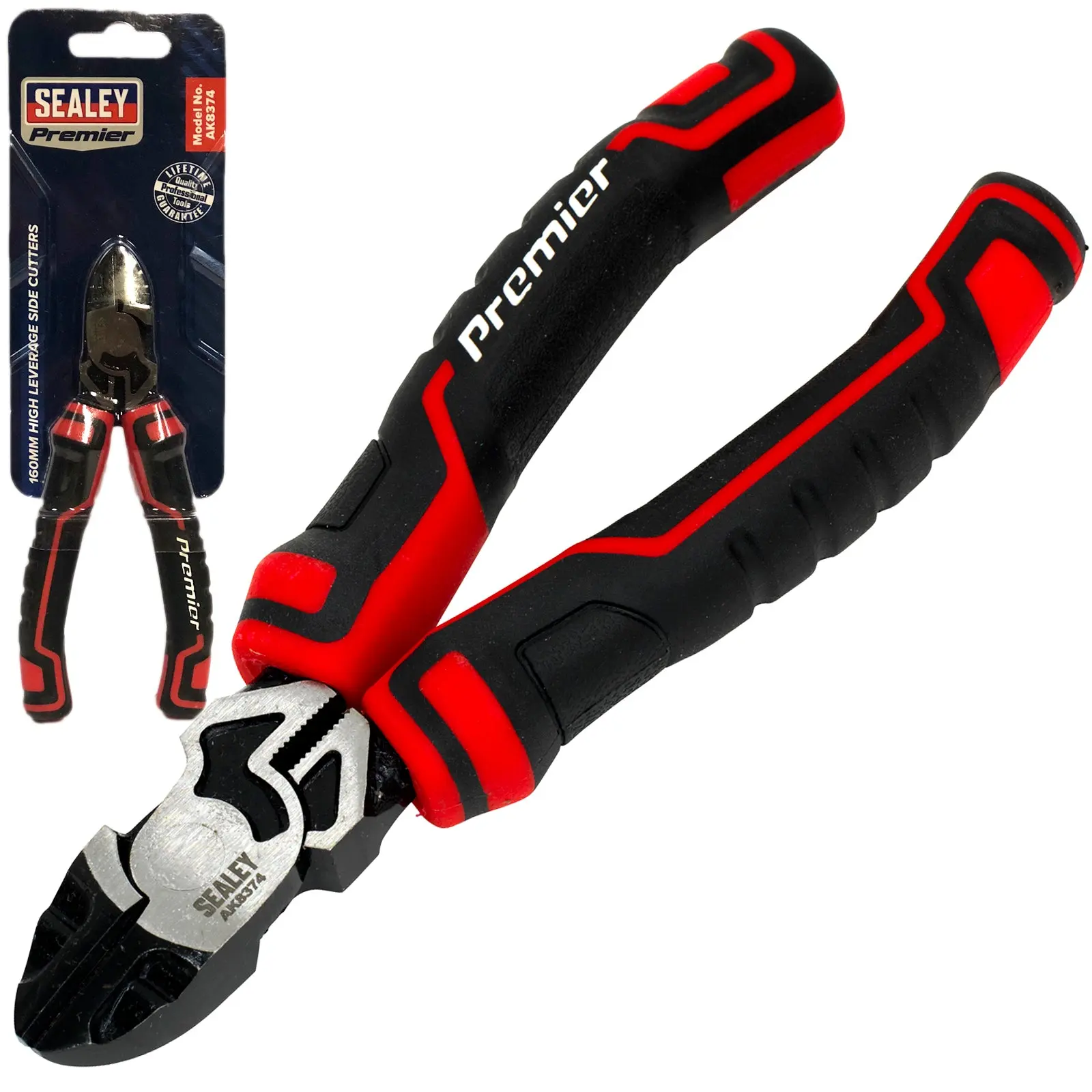 Sealey Premier High Leverage Pliers Comfort Grip Handles - Image 6