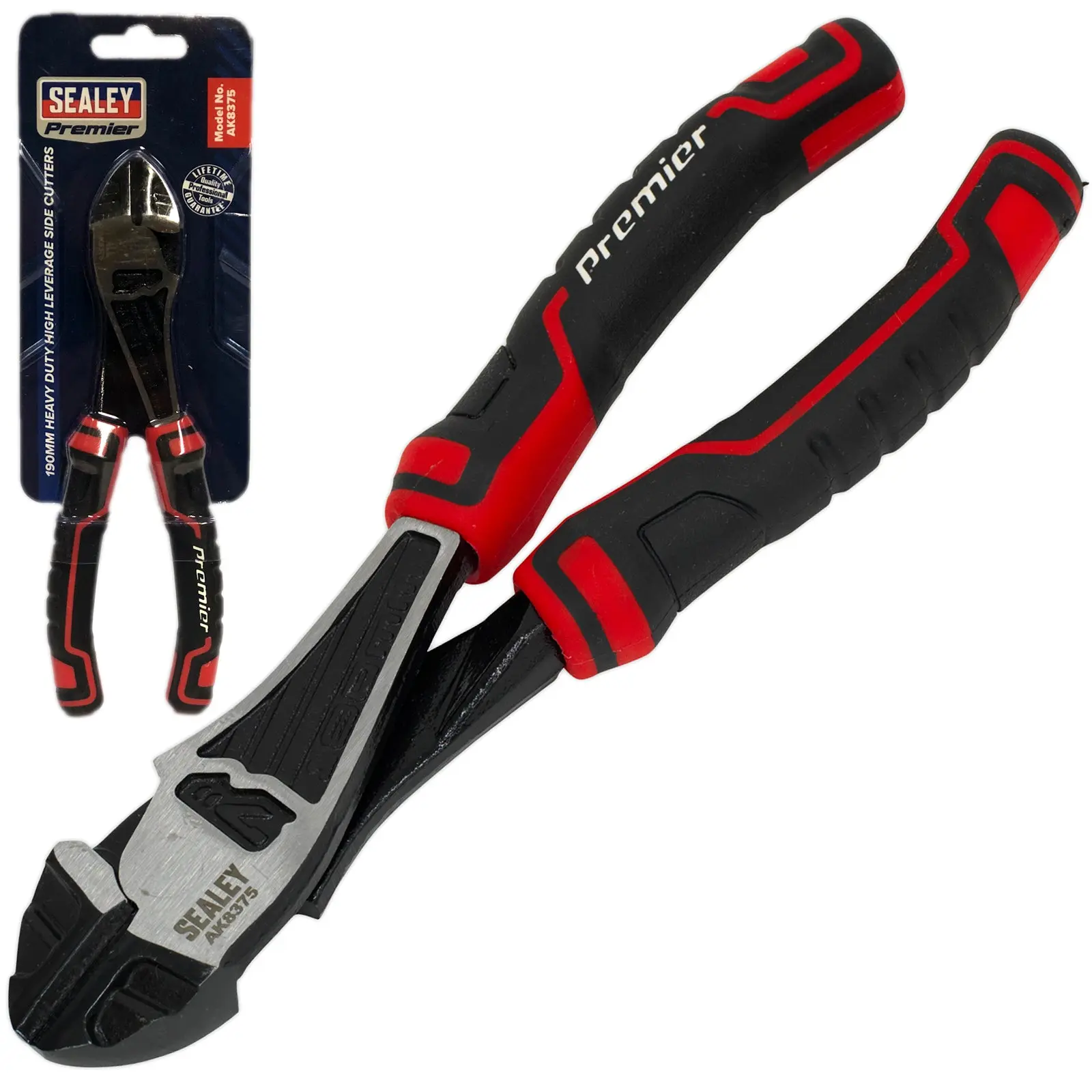 Sealey Premier High Leverage Pliers Comfort Grip Handles - Image 7