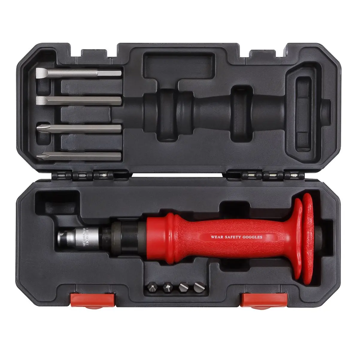 Sealey Premier Impact Driver Set 10pc Heavy-Duty Protection Grip - Image 3