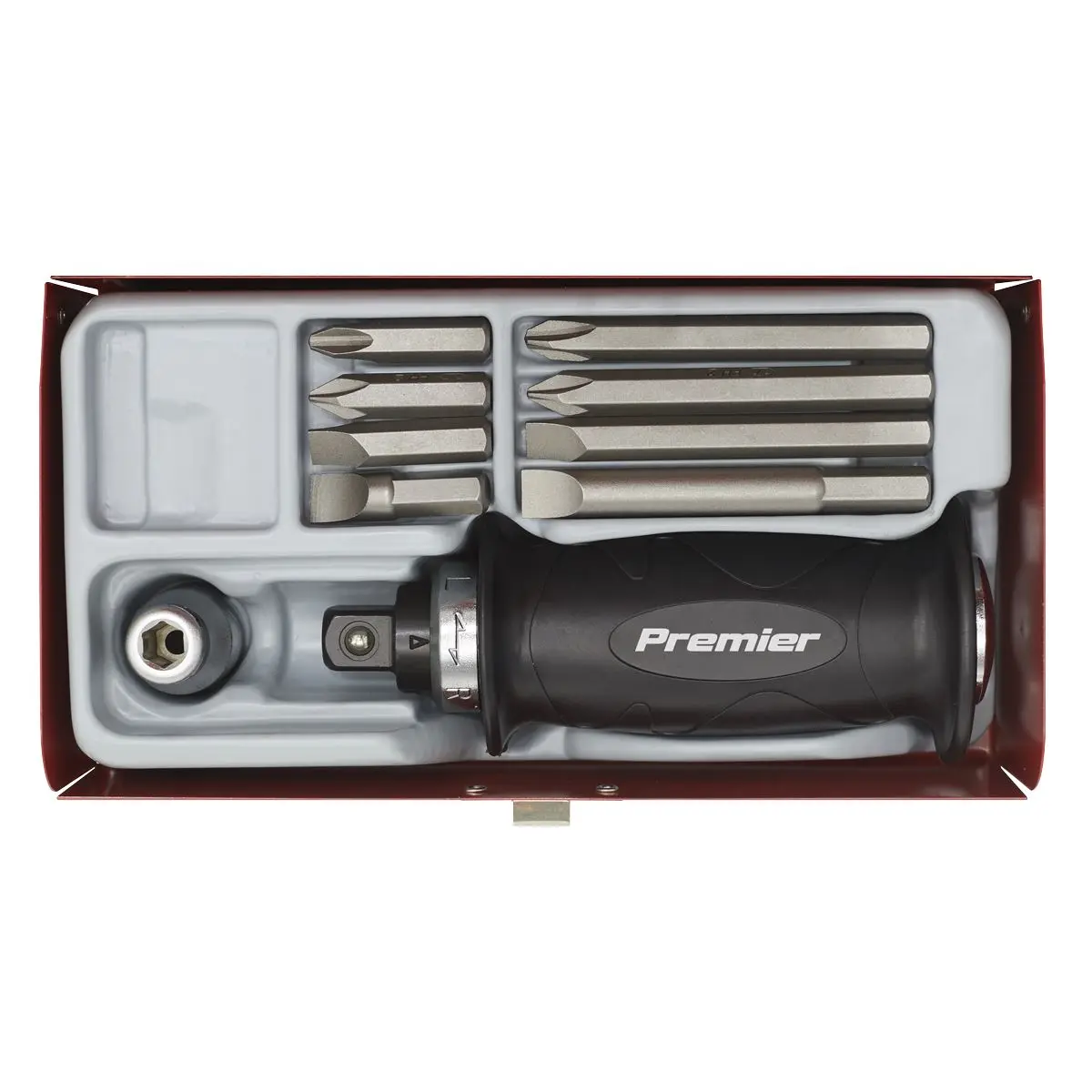 Sealey Premier Impact Driver Set 10pc Protection Grip - Image 4