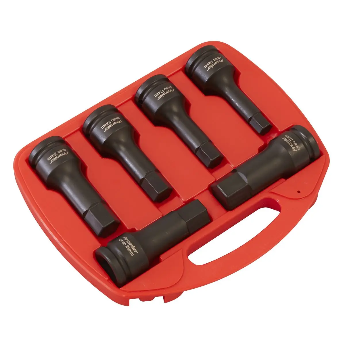 Sealey Premier Impact Hex Socket Bit Set 6pc 3/4"Sq Drive - Image 5