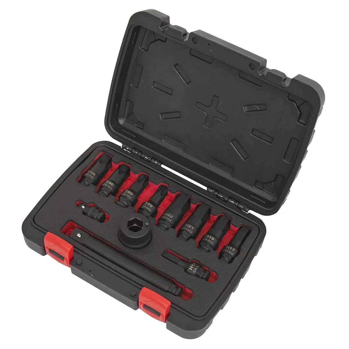 Sealey Premier Impact Socket Bit & Accessories Set 12pc 3/4"Sq Drive - Image 5