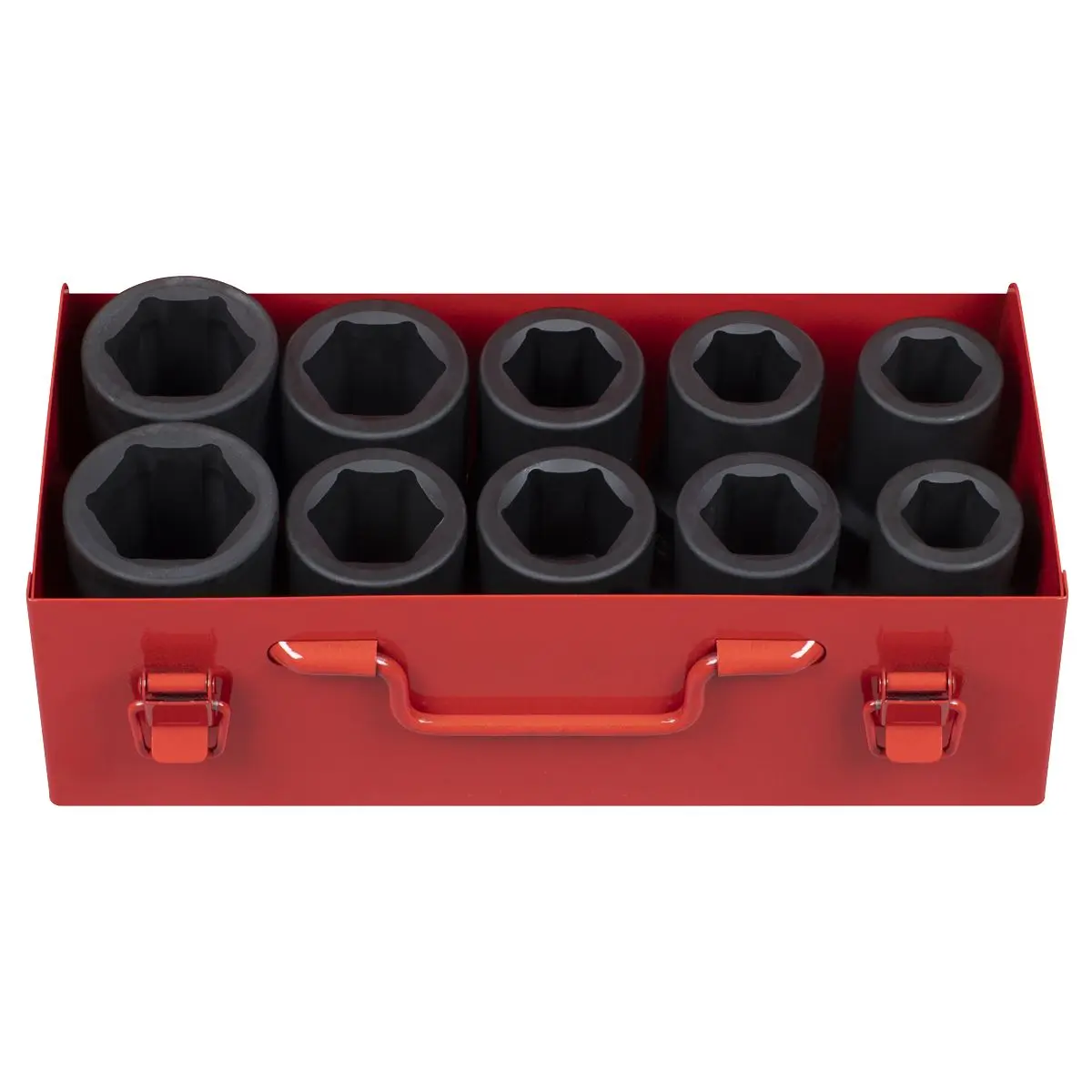 Sealey Premier Impact Socket Set 10pc Deep 1"Sq Drive Metric/Imperial - Image 3