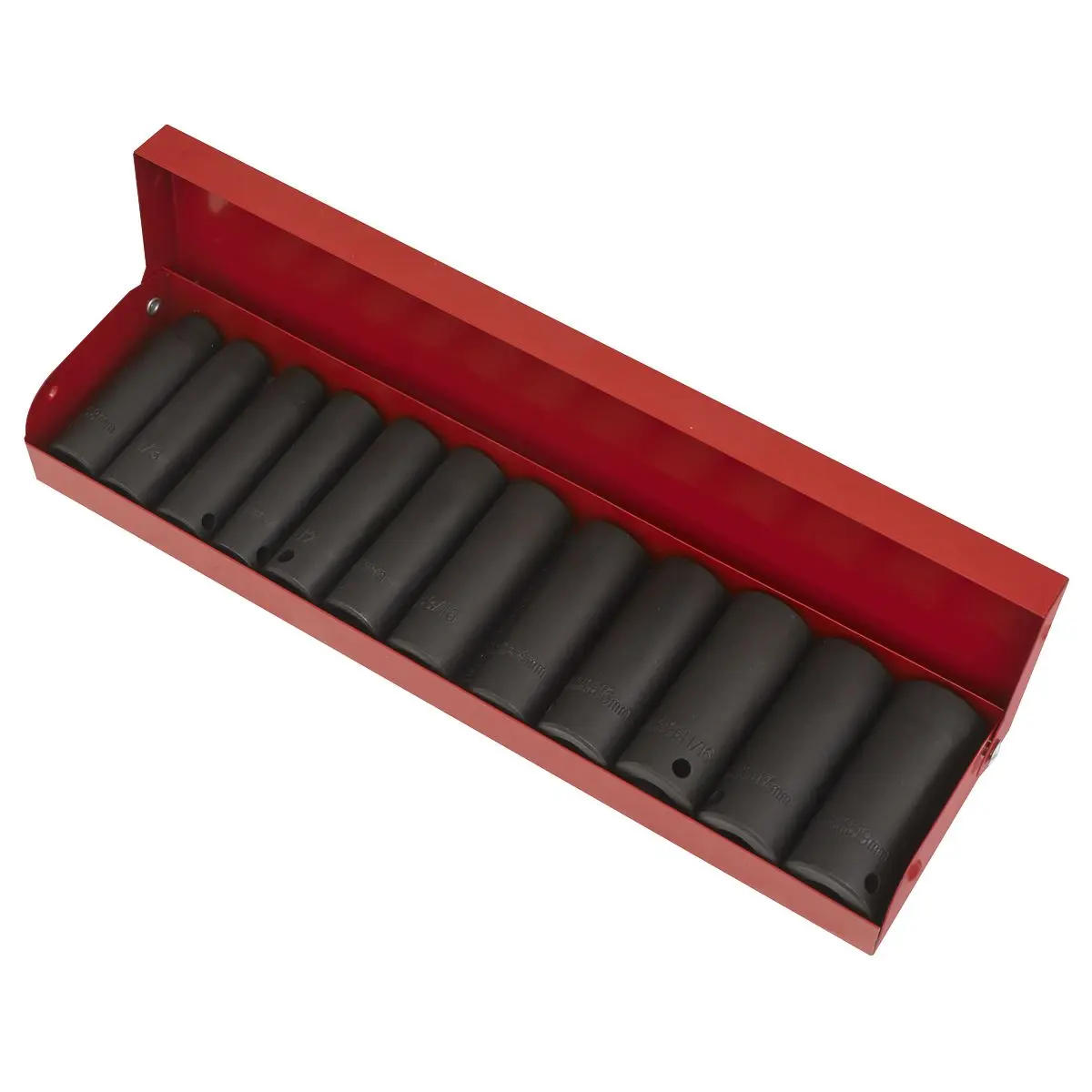 Sealey Premier Impact Socket Set 12pc Deep 3/8"Sq Drive Metric/Imperial - Image 3