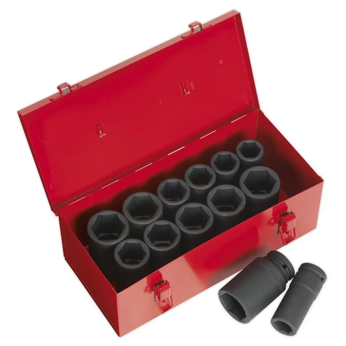 Sealey Premier Impact Socket Set 13pc Deep 3/4"Sq Drive Metric/Imperial